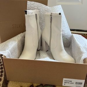 Leather Steve Madden Women’s Editor Bootie